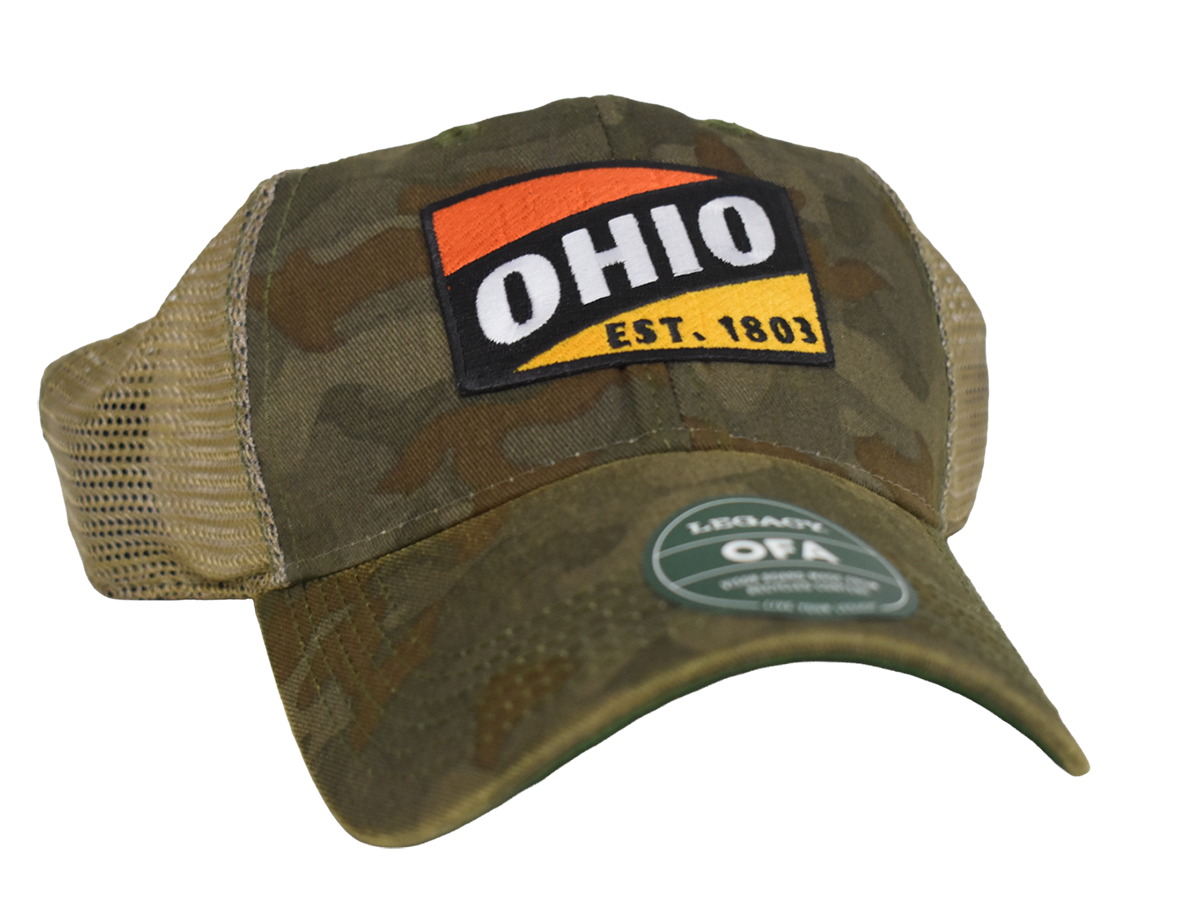 Ohio Trucker Hat-Camo