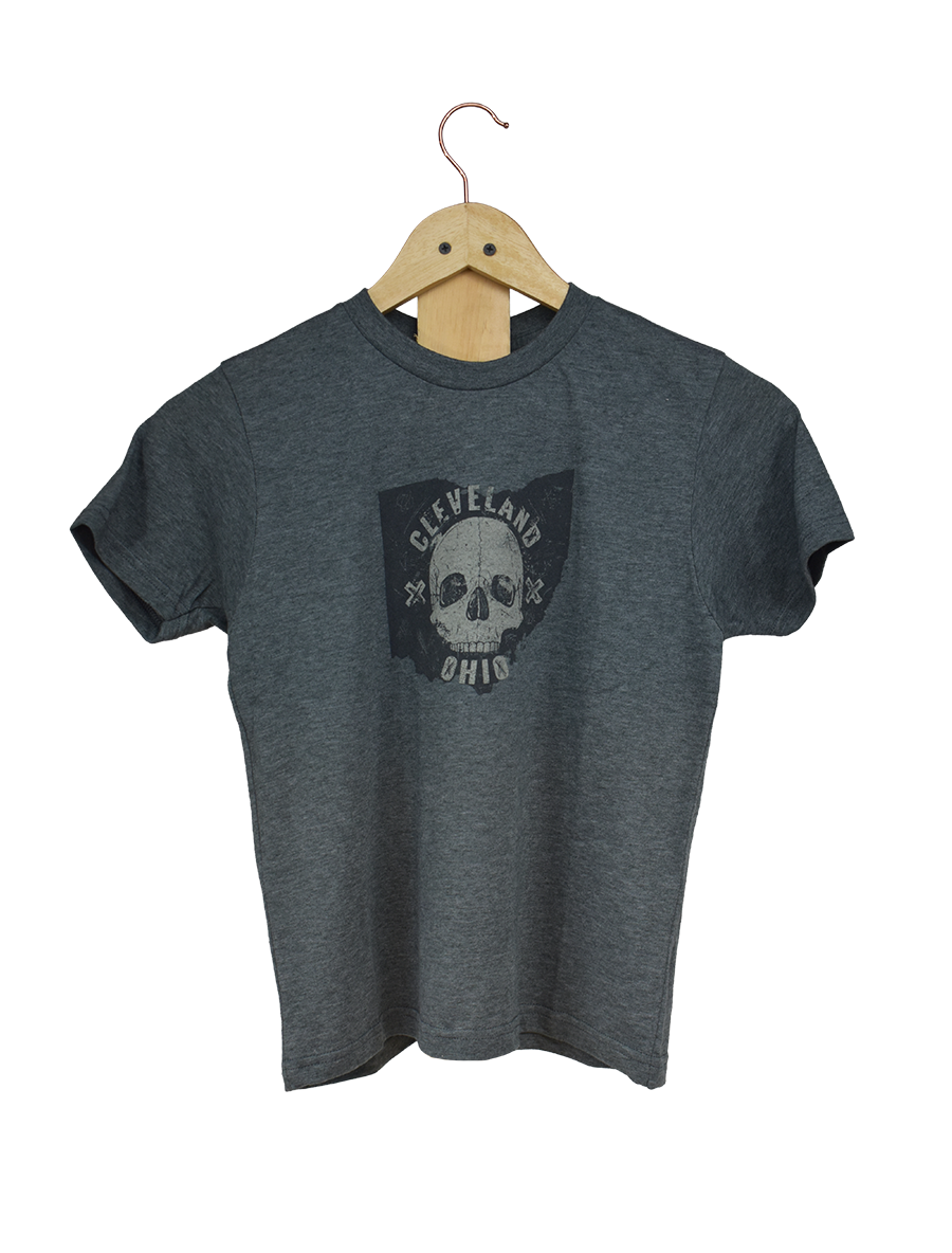 Youth X CLEVELAND OHIO SKULL X T-SHIRT