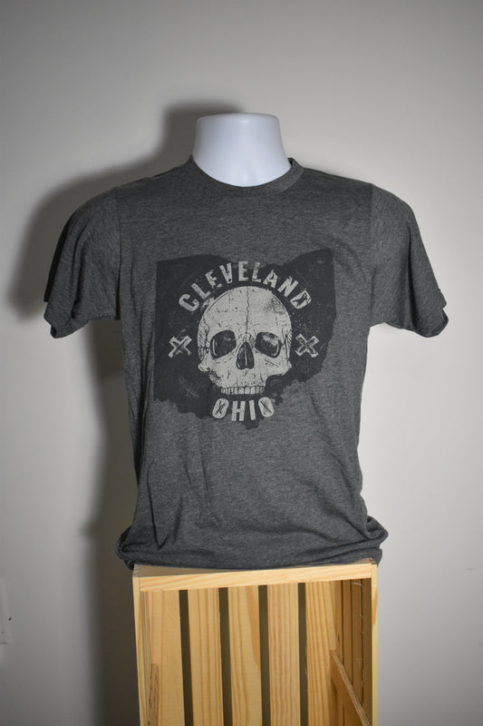 X CLEVELAND OHIO SKULL X