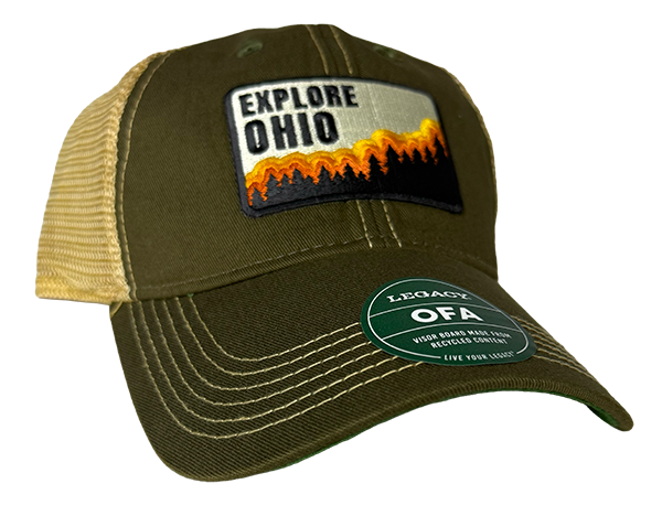 Explore Ohio Trucker Hat-Olive