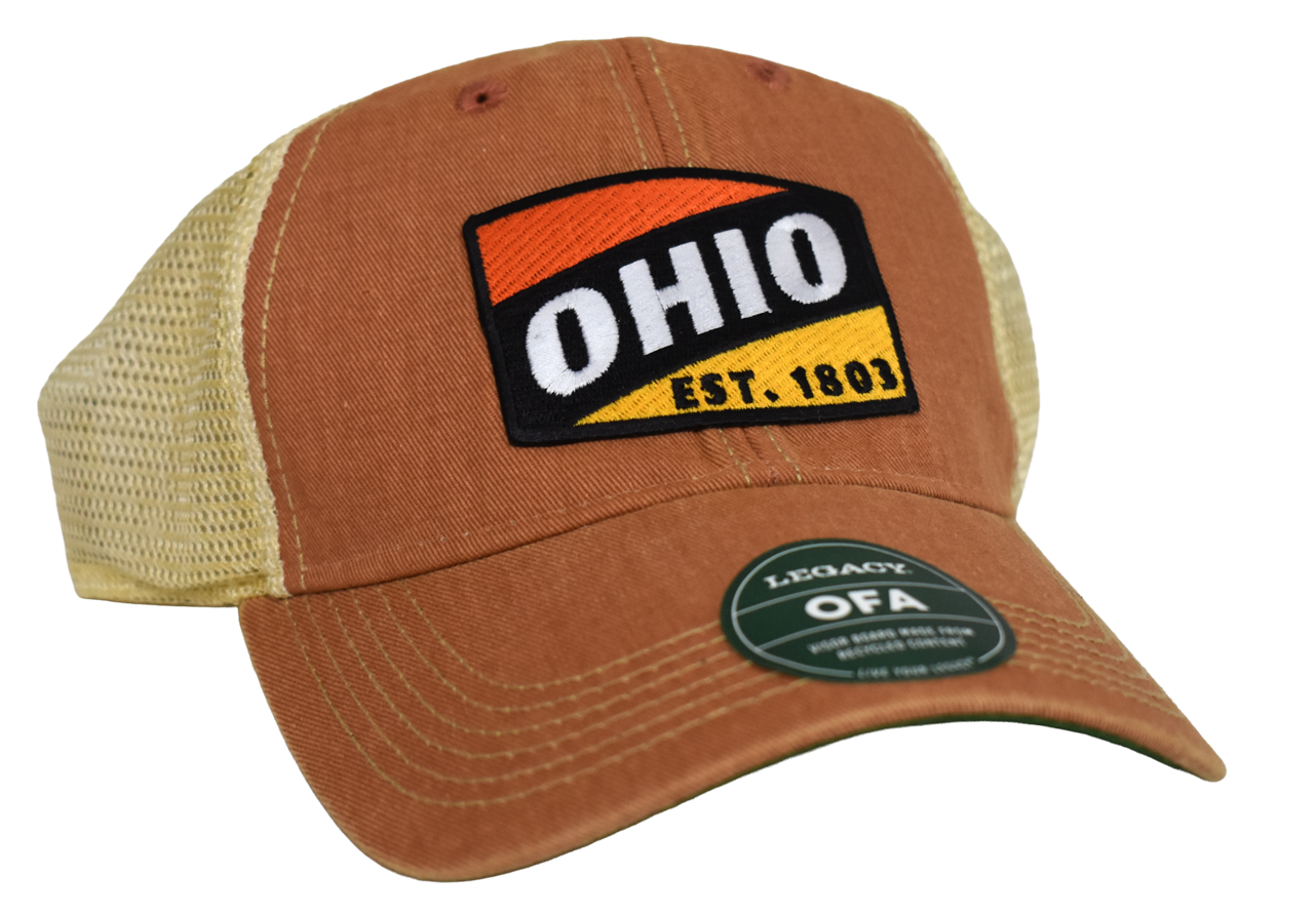 Ohio Trucker Hat-Orange