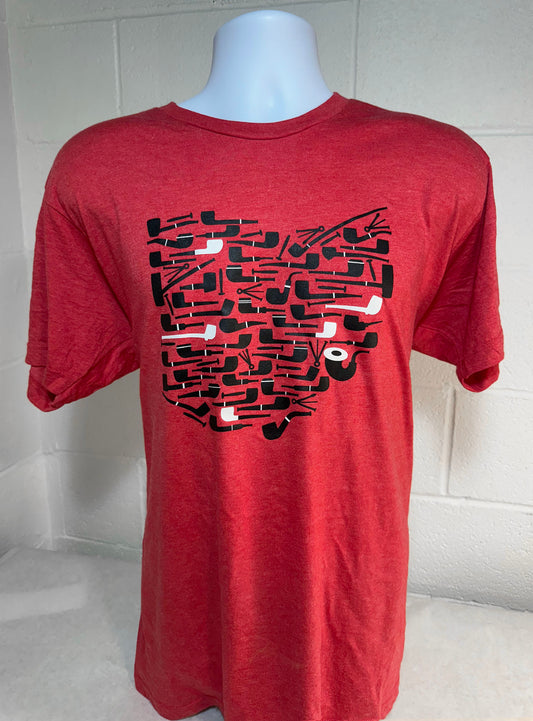 Ohio Pipe Shirt - RED